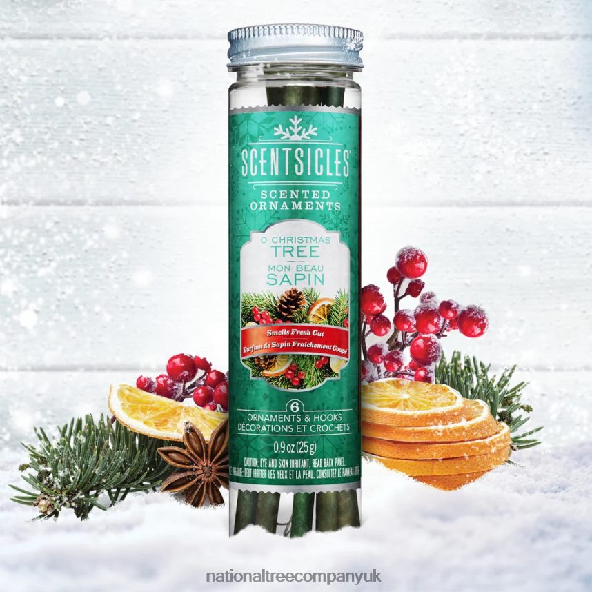 decoration | National Tree Company Scented Ornaments 2- Pack- 6ct Bottle O Christmas Tree Fragrance-Infused Paper Sticks F2L4F542